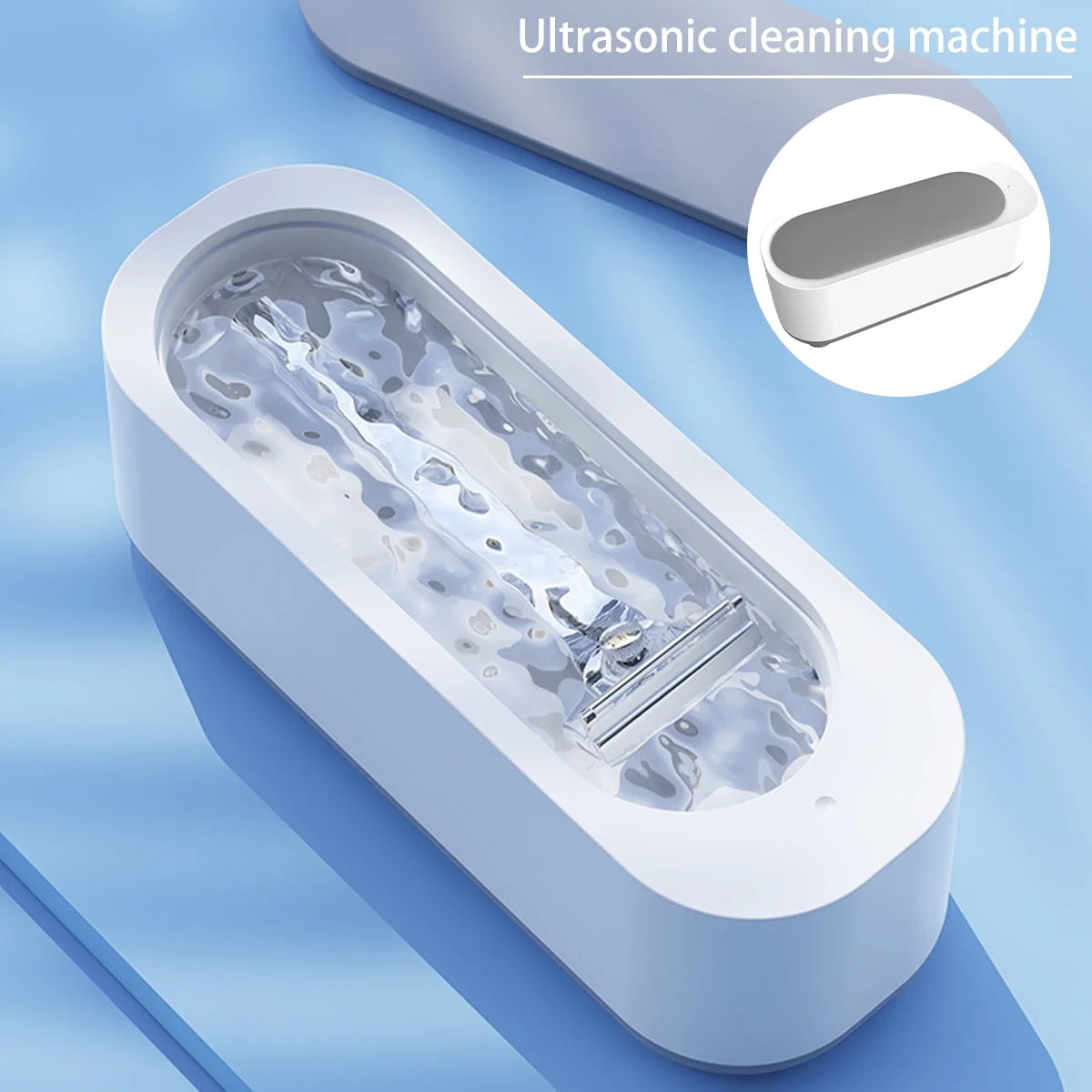 Ultrasonic Cleaner High Frequency Household Mini Portable Ultrasonic Vibration Cleaning Machine